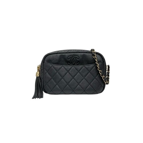 Chanel bag shoulder black - chanel,