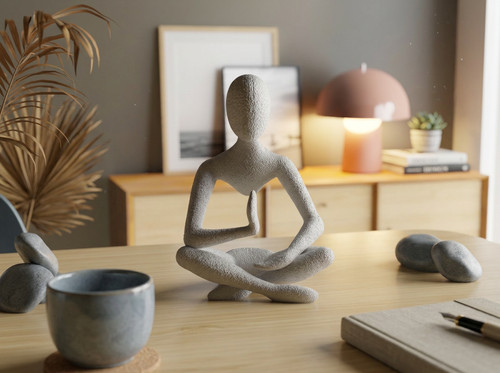 Yoga meditation sculpture - yoga, –