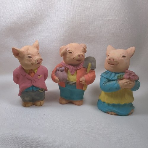 Pig figurine ornament - pig,