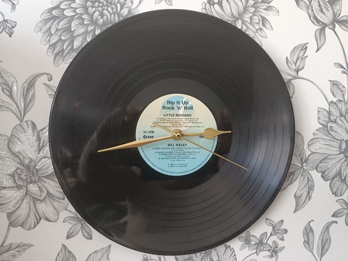 Vinyl record clock - vinyl,