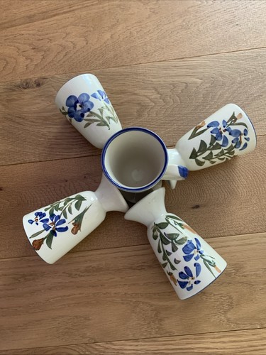 Vintage ceramic goblets set - vintage,