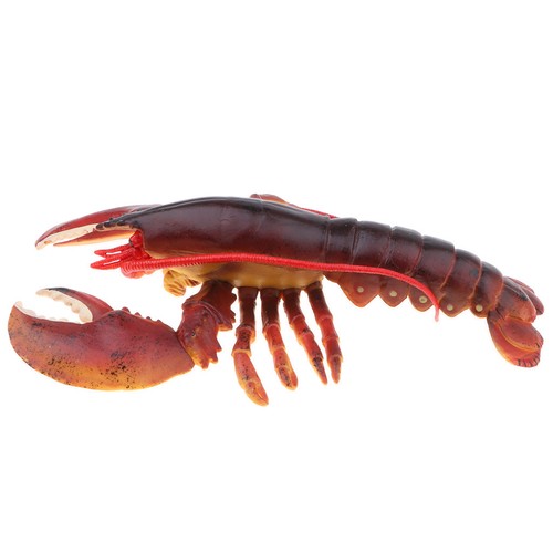 Inch red plastic lobster - plastic,