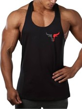 Brahma Bull Vest Gym Motivation Workout Training MMA Boxing Bodybuilding Tank pk