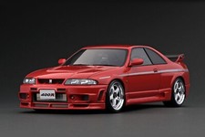 Model Car Nissan Nismo R33 Skyline GTR 400R Red 1996 Ignition Model 2253 1:18