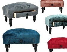 Footstool Ottoman Trunk With