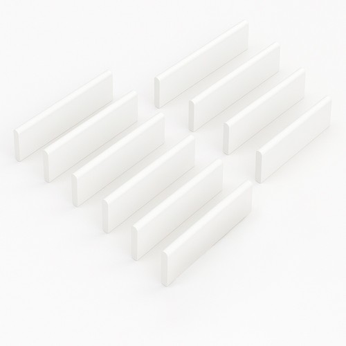 White upvc window door trim - white,