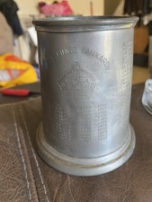 Pewter tankard  engraved -3rd Vol.Batt. 'The Queens' Royal West Surrey Regt.1899