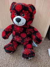 Build A Bear Spiderman Marvel Red & Black Soft Toy Plush ❤️ *FREE POST*
