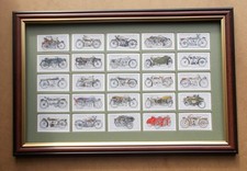 CIGARETTE CARDS BY  LAMBERT AND BUTLER FRAMED  A