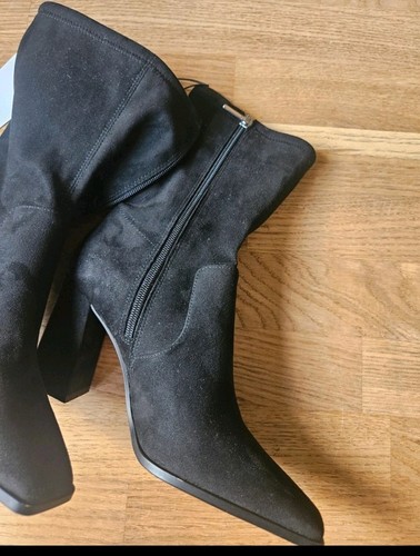Black tapered square - tapered, toe