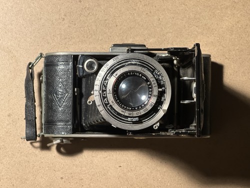 Vintage agfa folding camera - agfa,