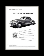 1949 Bristol 2 Litre Type 400 - Matted for 11x14 Frame