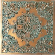 Faux tin ceil tiles vintage