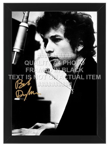 Bob dylan signed printed - printed, photo