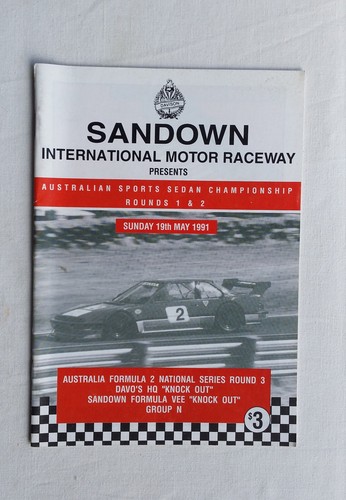 1991 sandown programme - sandown, racing