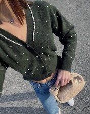 BNWT ZARA BOTTLE GREEN KNIT