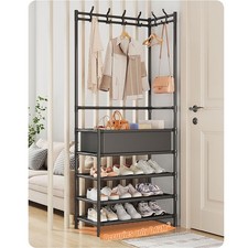 Coat hat shoes stand hooks - coat,