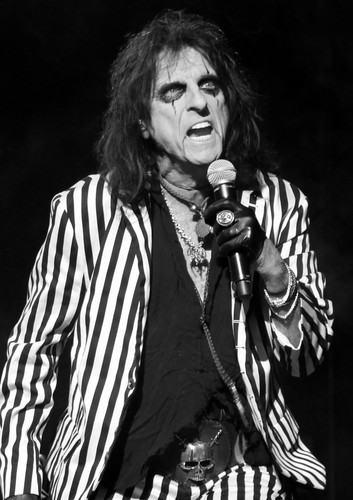 Alice cooper monochrome - alice, photo