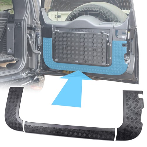 Chequer plate rear door - chequer,
