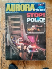 Aurora AFX Police Stop GX2850 Boxed With cars Slot Scalextric 