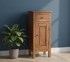 Rustic Bedside Cabinet Tall