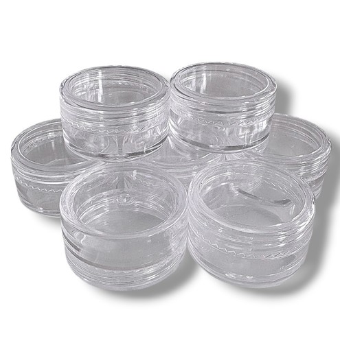 10pcs round empty clear - 10pcs,