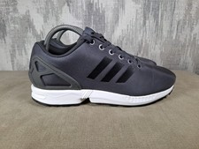 Mens Adidas ZX Flux Torsion Trainers Size UK 6.5 Grey/White VGC Boxed