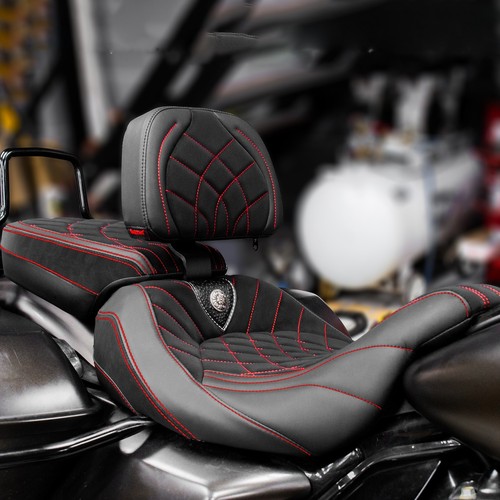 Red stitching passenger driver - red,