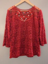 Casamia Womens Red Polyester