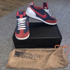 Nike Tiempo Legend iD Custom Red Navy White UK 7.5 (314732-991) Vintage Rare