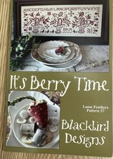 Blackbird designs It’s Berry Time Cross Stitch Pattern