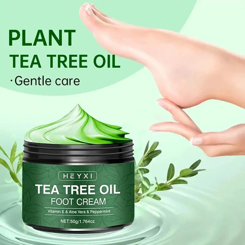 Tea tree oil foot cream - oil, deep