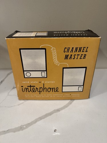 Channel master intercom - master,