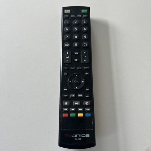 Tvonics 100 remote - tvonics, tv