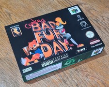 Conkers Bad Fur Day - N64 UK PAL - Empty Handmade Replacement Box & Tray