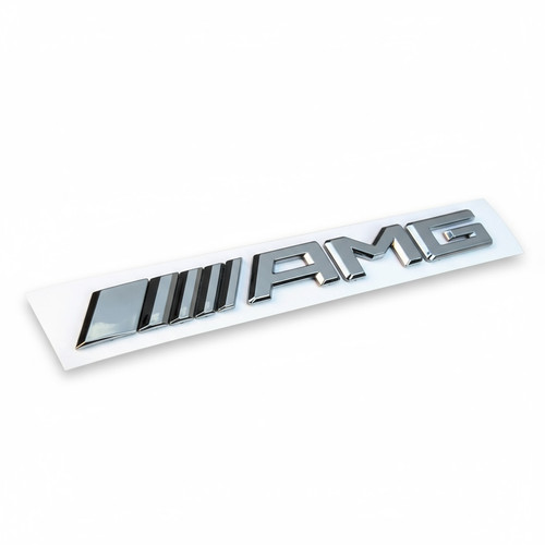 Silver amg badge emblem - c, cl