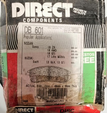 DB601 FRONT BRAKE PADS FIT