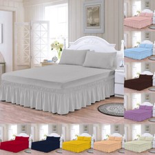 Plain dyed deep fitted - fitted, valance