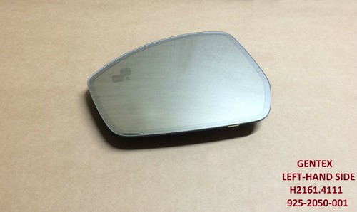 Door mirror glass heated left - glass,