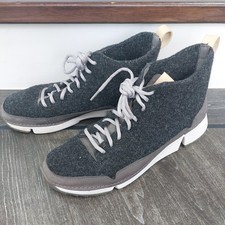 Clarks Trigenic Flex Womens Wool Suede Sneakers Size 7 EU 41 Excellent cond.