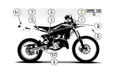 2006 2008 husqvarna 125 - husqvarna, wr