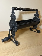 Vintage cast iron - cast, newspaper
