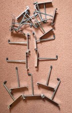 Silver Metal Display Stand Hooks x 18.  Shop Craft Fair. Used. Very Clean