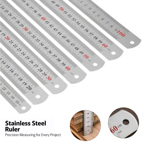 Stainless steel ruler - stainless,