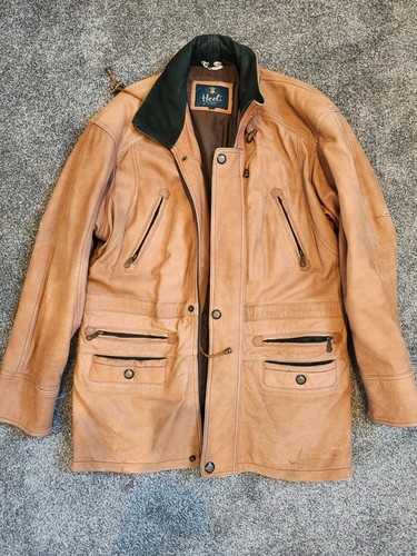 Men heeli leather - heeli, tan