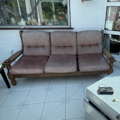 Pink blended fabric seater - pink,