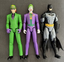 DC Comics Batman The Riddler & The Joker 12” Action Figure Bundle