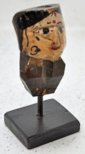 Vintage Wooden Puppet Head