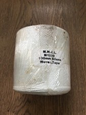SCOTT BADER M.W.C.L FIBREGLASS WOVEN TAPE / CLOTH SILANE 100mm x 50m M1239