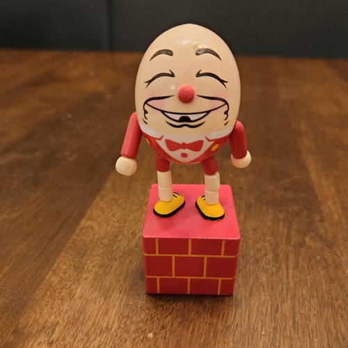 Push puppet wooden humpty - puppet,